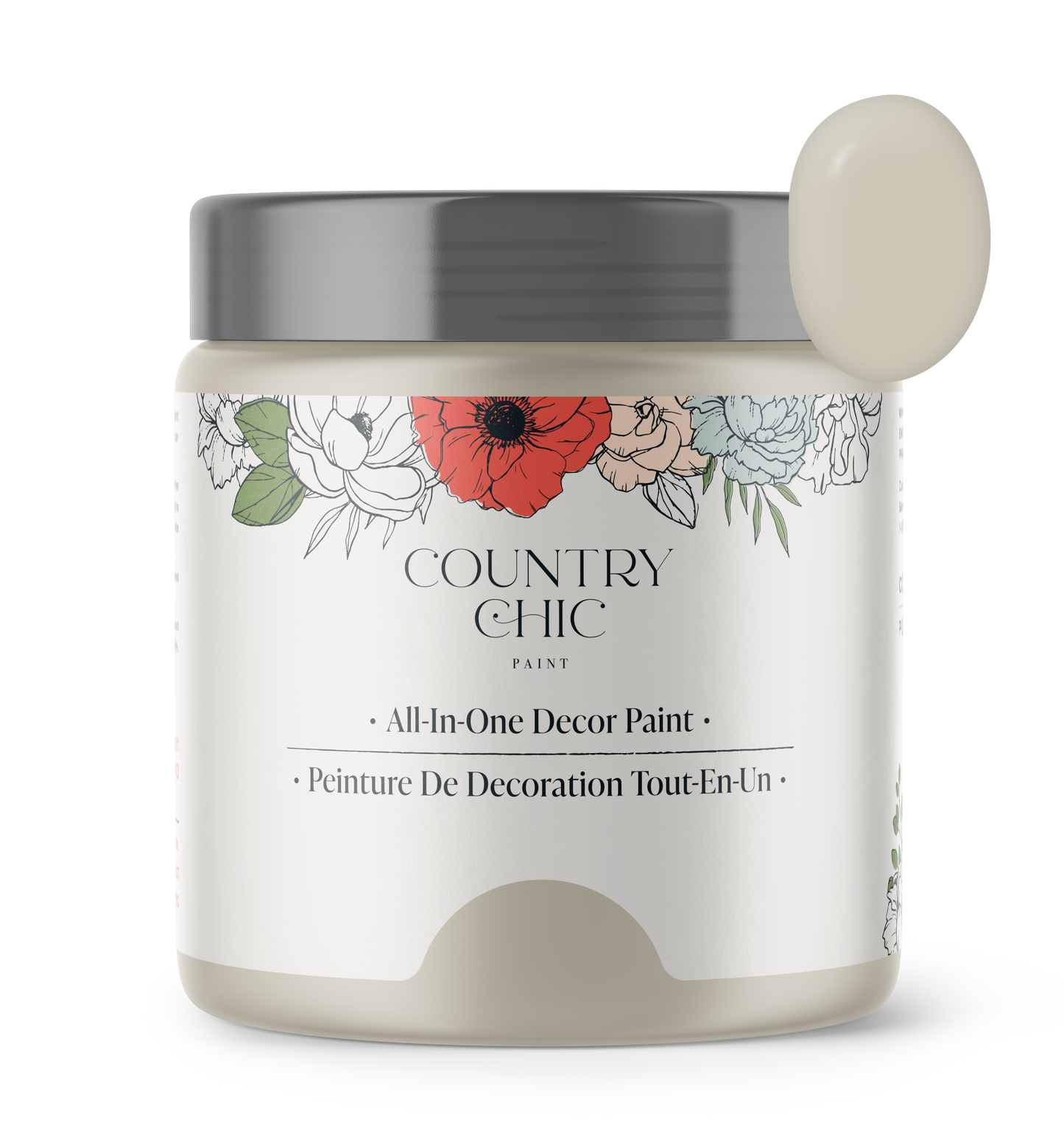 Country Chic Paint - Sunday Tea - Chalk Style Paint for Furniture & Home Decor: Small project jar (4 oz)