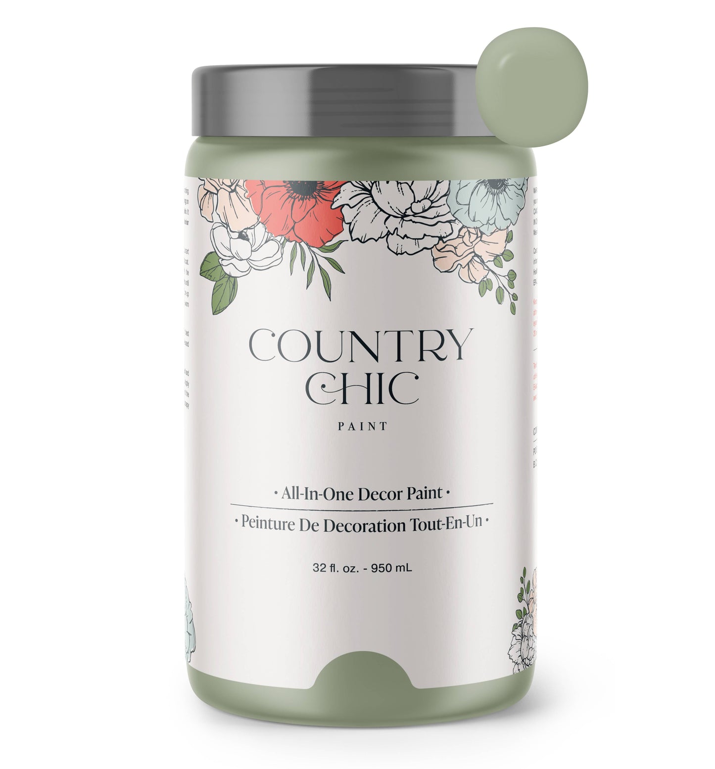 Country Chic Paint - Sage Advice - Chalk Style Paint for Furniture & Home Decor: Small project jar (4 oz)