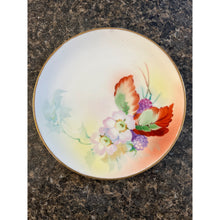 Load image into Gallery viewer, Antique Nippon Hand Painted Floral 6-1/4” Gold Trimmed Plate
