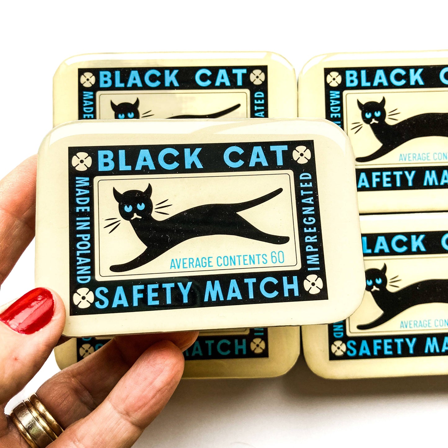Firefly Notes - Black cat notions tin: Small