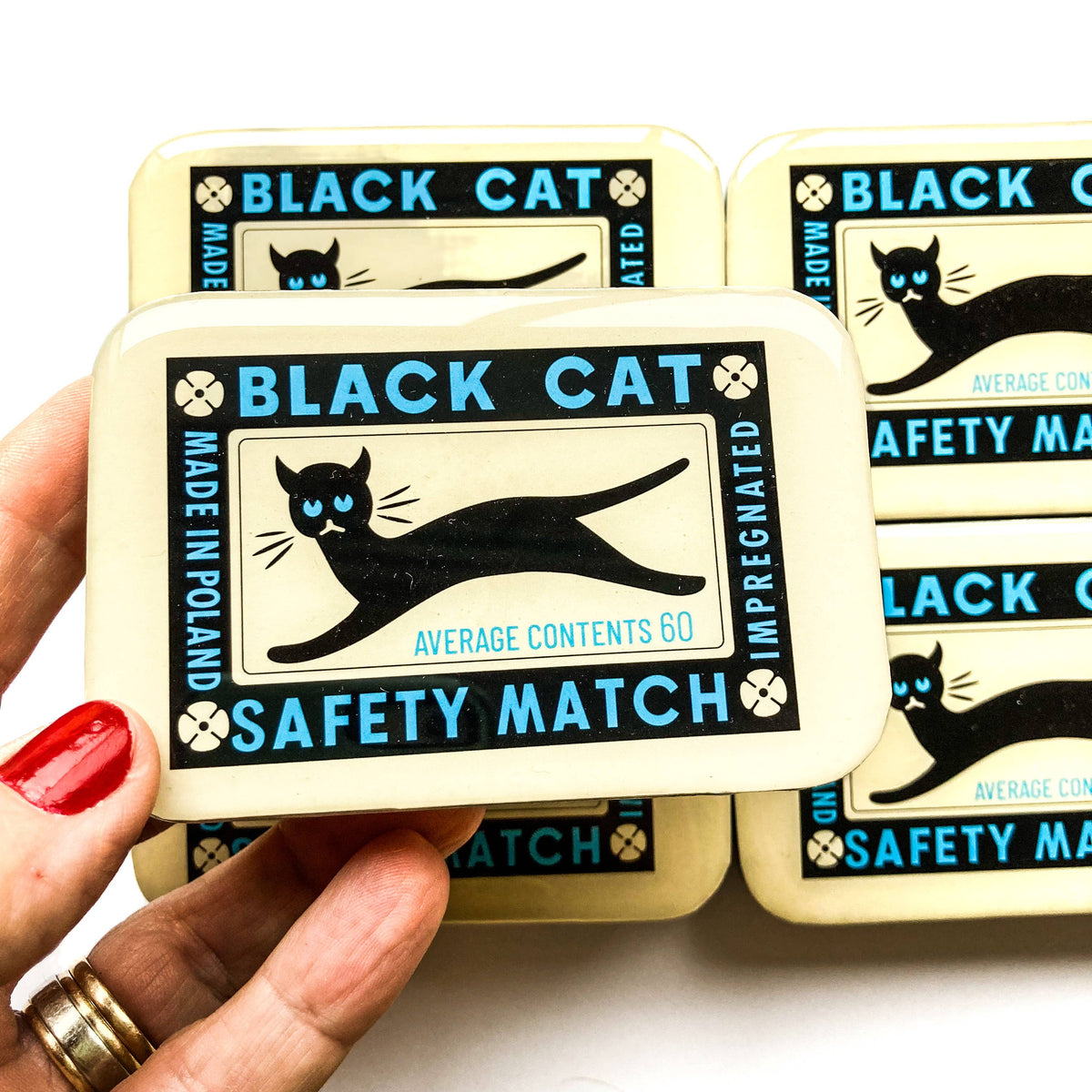 Firefly Notes - Black cat notions tin