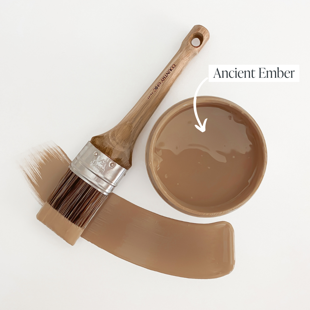 Country Chic Paint - Ancient Ember - Chalk Style Paint for Furniture & Home Decor: Pint (16 oz)