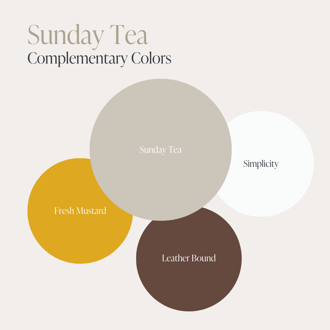 Country Chic Paint - Sunday Tea - Chalk Style Paint for Furniture & Home Decor: Small project jar (4 oz)