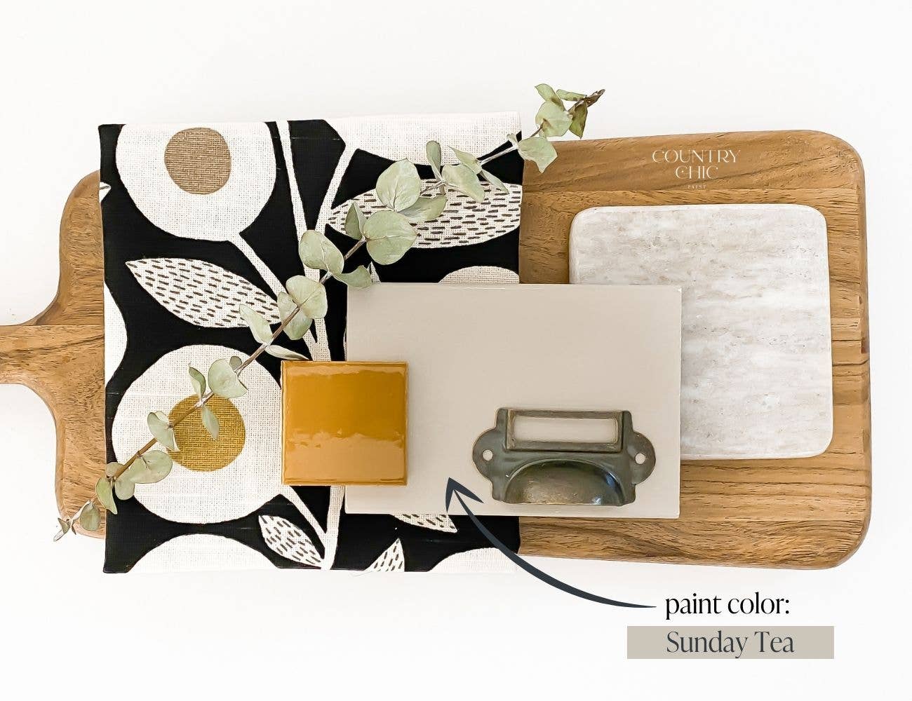 Country Chic Paint - Sunday Tea - Chalk Style Paint for Furniture & Home Decor: Small project jar (4 oz)