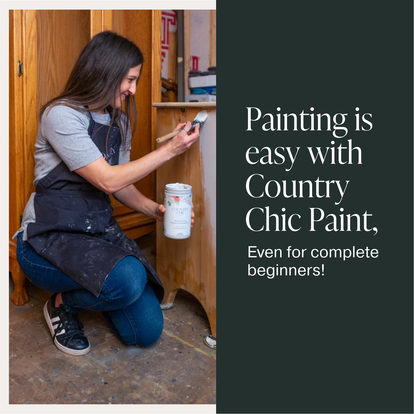 Country Chic Paint - Envious - Chalk Style Paint for Furniture & Home Decor
