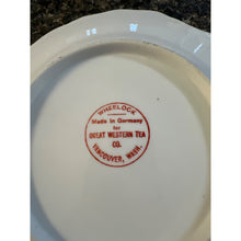 Load image into Gallery viewer, Wheelock 7&quot; St. James Cathedral Plate Made in Germany for Great Western Tea Co. in Vancouver WA
