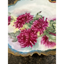 Load image into Gallery viewer, Antique R.C. mobile 8” Floral Porcelain Plate Trimmed in Gold
