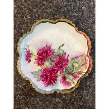 Load image into Gallery viewer, Antique R.C. mobile 8” Floral Porcelain Plate Trimmed in Gold
