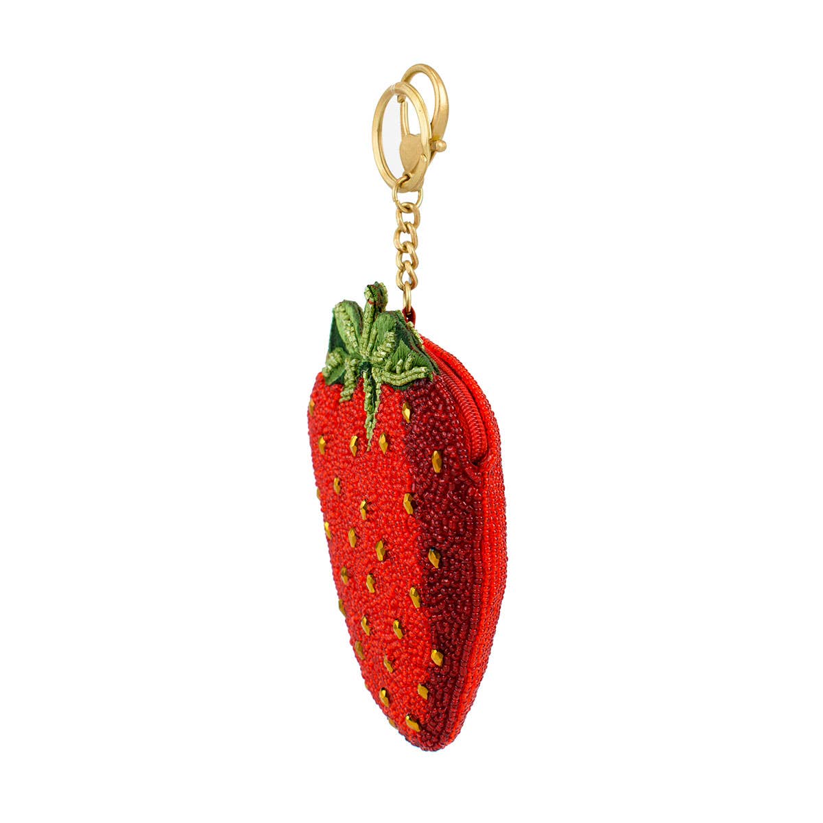 Mary Frances Accessories - Berry Beautiful Strawberry Beaded Coin Purse