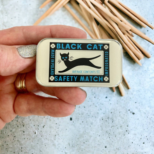 Firefly Notes - Black cat notions tin: Small