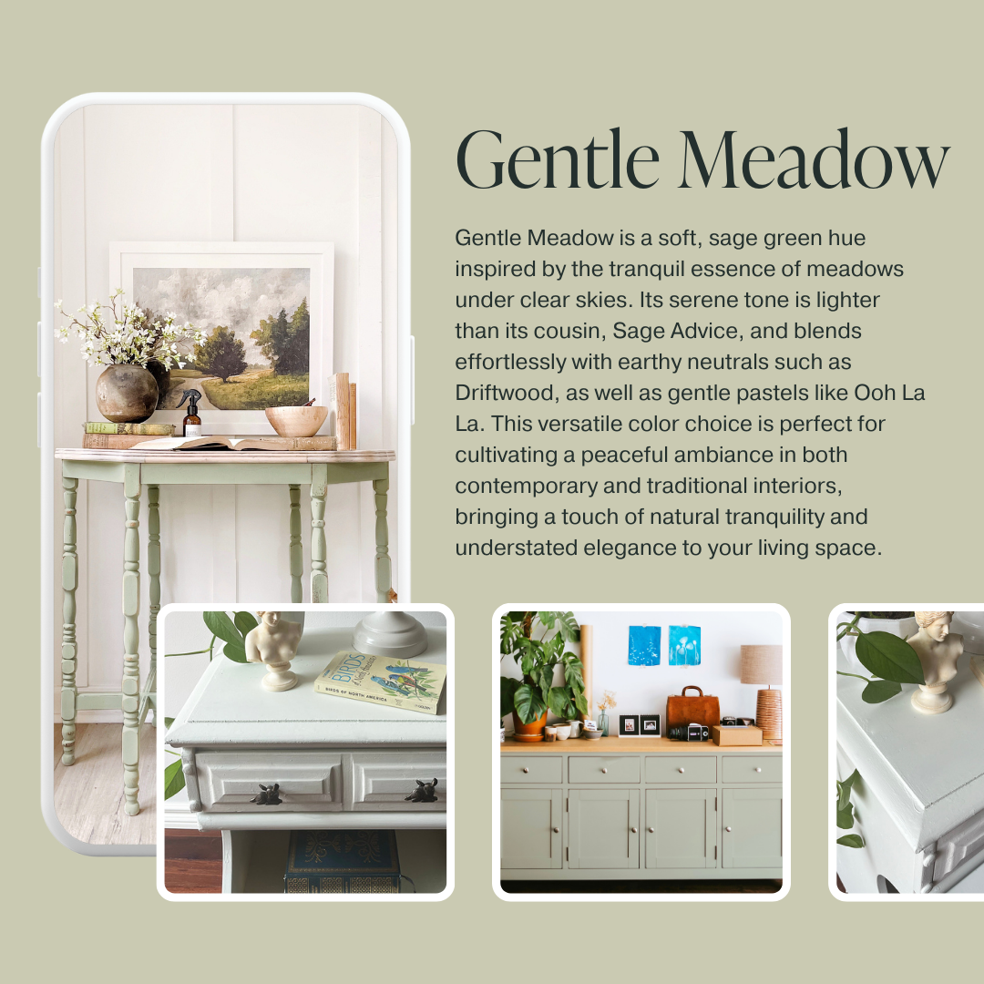 Country Chic Paint - Gentle Meadow - Chalk Style Paint for Furniture & Home Decor