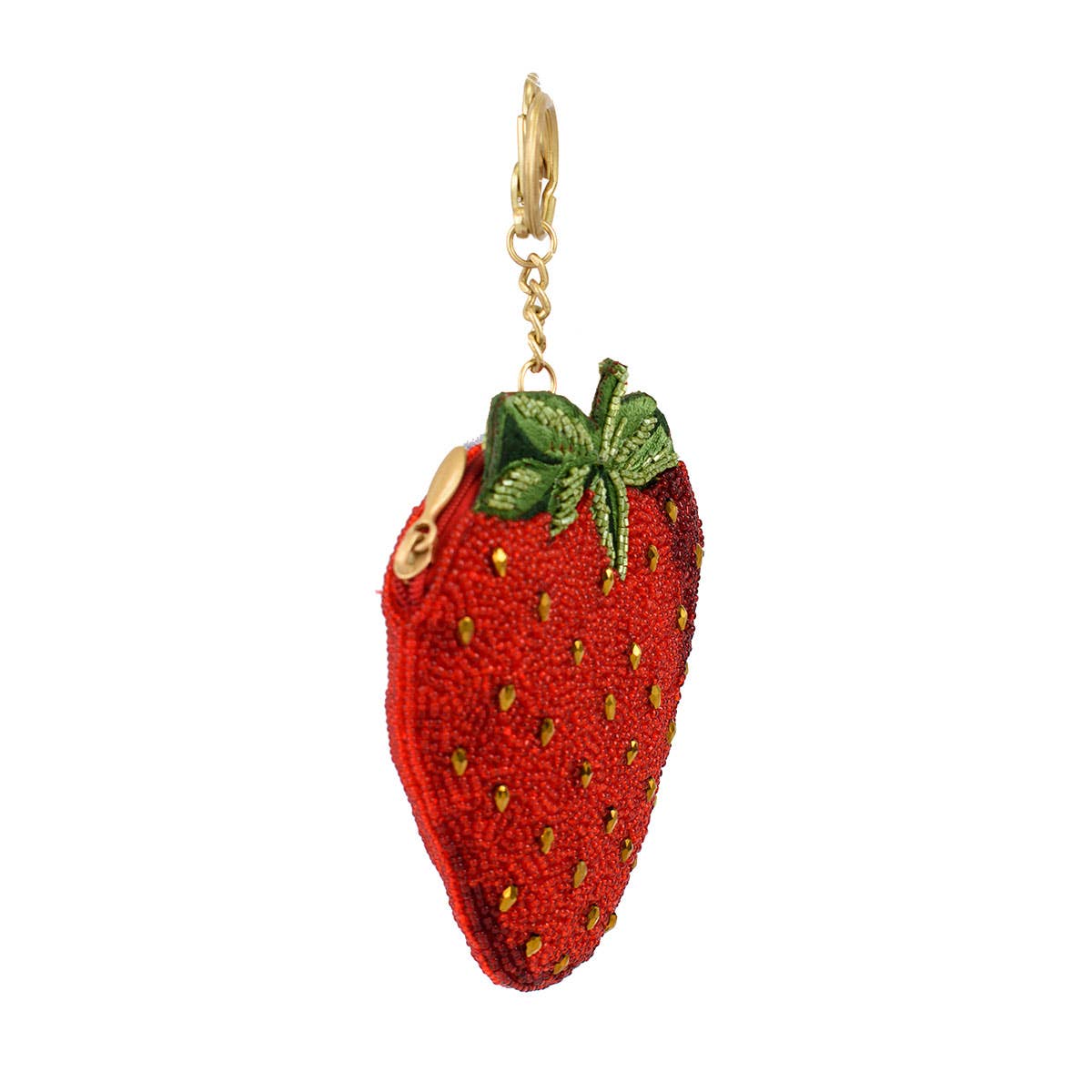 Mary Frances Accessories - Berry Beautiful Strawberry Beaded Coin Purse