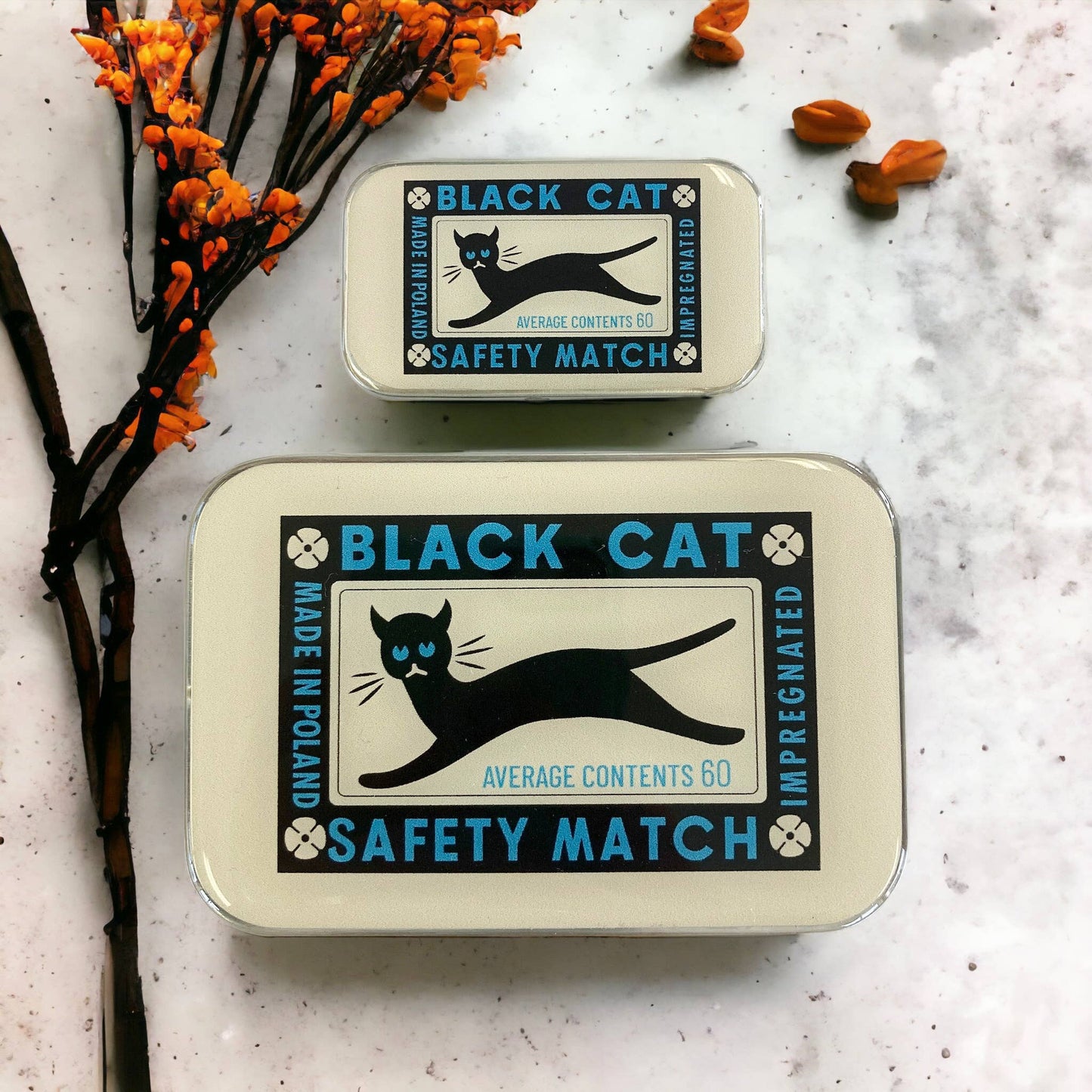Firefly Notes - Black cat notions tin: Small