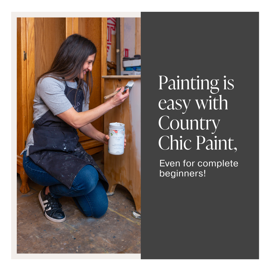 Country Chic Paint - Liquorice - Chalk Style Paint for Furniture & Home Decor: Small project jar (4 oz)