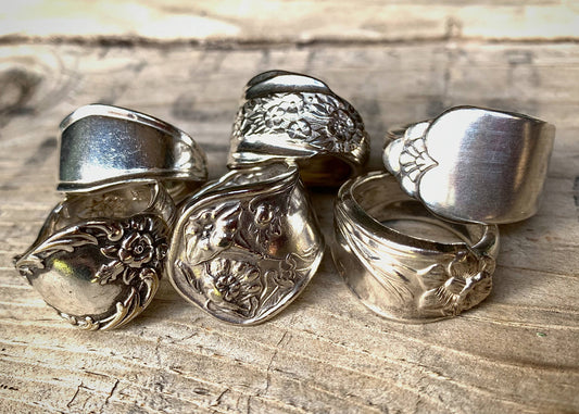 Pumpernickel and Wry - Spoon Rings: Blank Rings (not stamped)