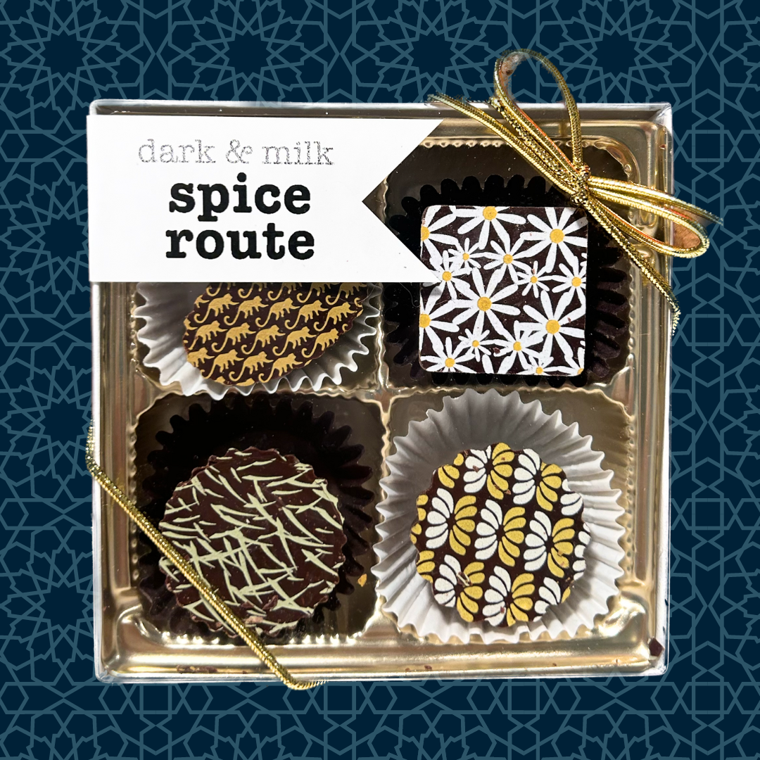 The Xocolate Bar - Spice Route Bon Bons, 4pc chocolate box by The Xocolate Bar