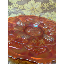 Load image into Gallery viewer, 1920s Dugan Marigold Carnival Glass Plate 7-1/2”
