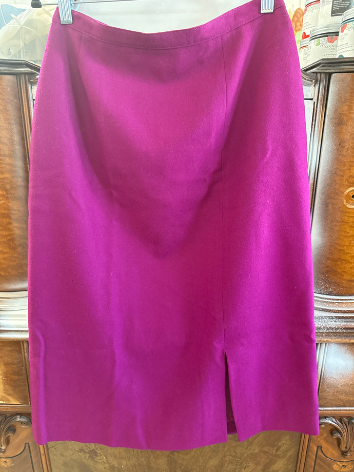Paul Stanley Violet Wool Skirt size 10