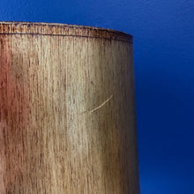 Load image into Gallery viewer, Tall Vintage Brass Lamp &amp; Gold Shade
