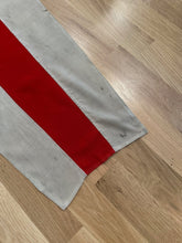 Load image into Gallery viewer, Vintage Red &amp; White Cross Nautical Flag
