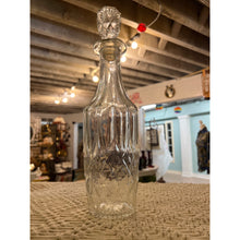 Load image into Gallery viewer, Glass Diamond Bottom Tall Decanter
