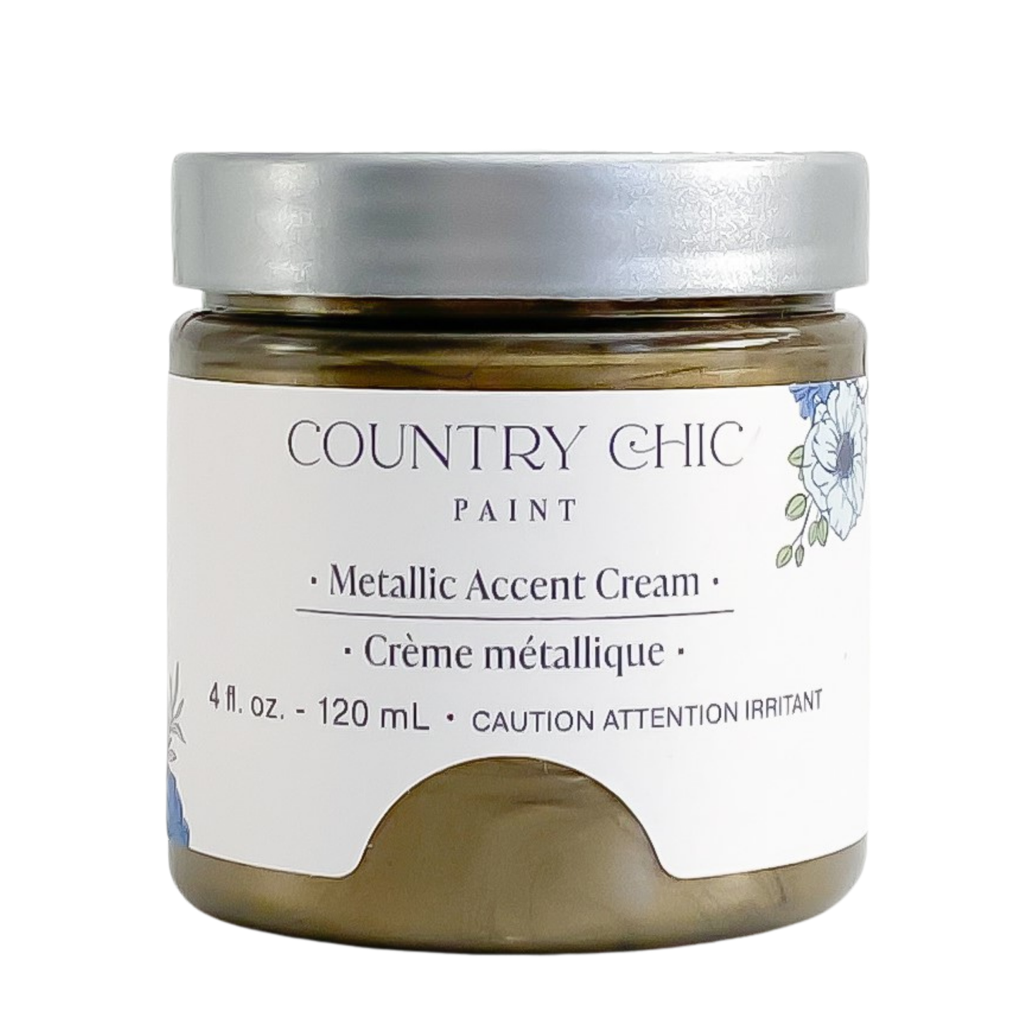 Country Chic Paint - Belt Buckle Metallic Cream - 4 oz