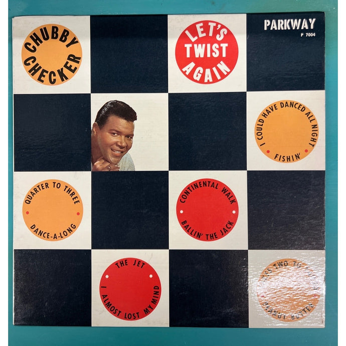 1961 Parkway Records Chubby Checker - Let's Twist Again Vinyl Album P 7004