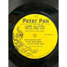 Load image into Gallery viewer, 1963 Peter Pan Records Larry Harmon - Laurel And Hardy - This Is Your Laff Vinyl Album PP 8018
