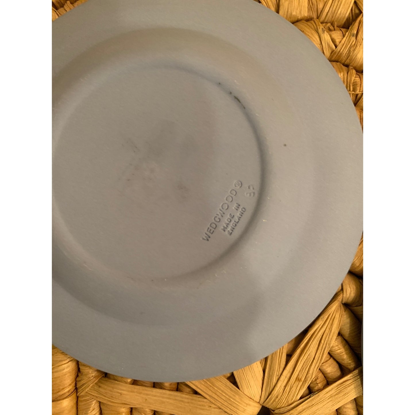 1950s Wedgwood Blue Jasper Mini Golf Couple Plates Set of 3