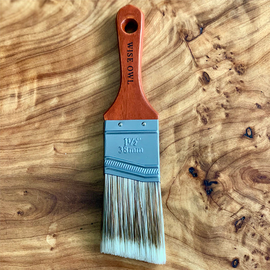 Wise Owl Premium Brushes - 1.5" Micro Angled