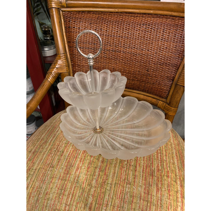 Vintage Dessert Server 2 tiered