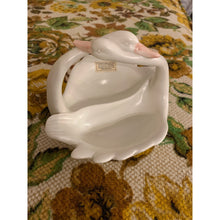 Load image into Gallery viewer, MCM Fitz and Floyd Hugging Swan Trinket Dish

