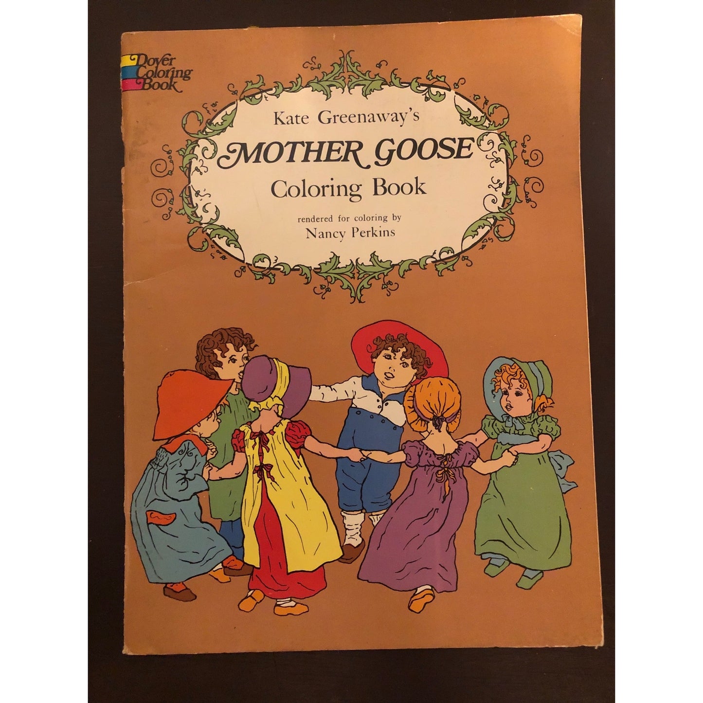 1972 Mint Kate Greenaway's Mother Goose Coloring Book by Dover