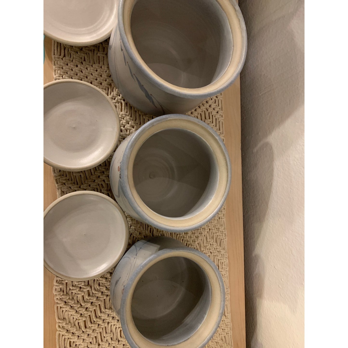 Westlin  Studio pottery 3pc Canister Set