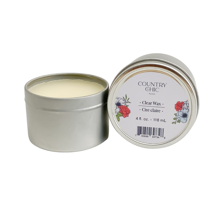 Country Chic Paint - Clear/Natural Furniture Wax - Natural Sealant