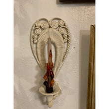 Load image into Gallery viewer, MCM Burwood Candle Sconces French Country with Candles Set of 2
