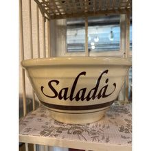 Load image into Gallery viewer, 1970s McCoy Stoneware Salada Salad Bowl
