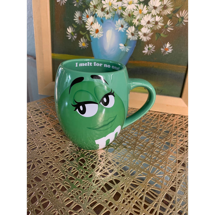 I Melt For No one! Green M&M Mug
