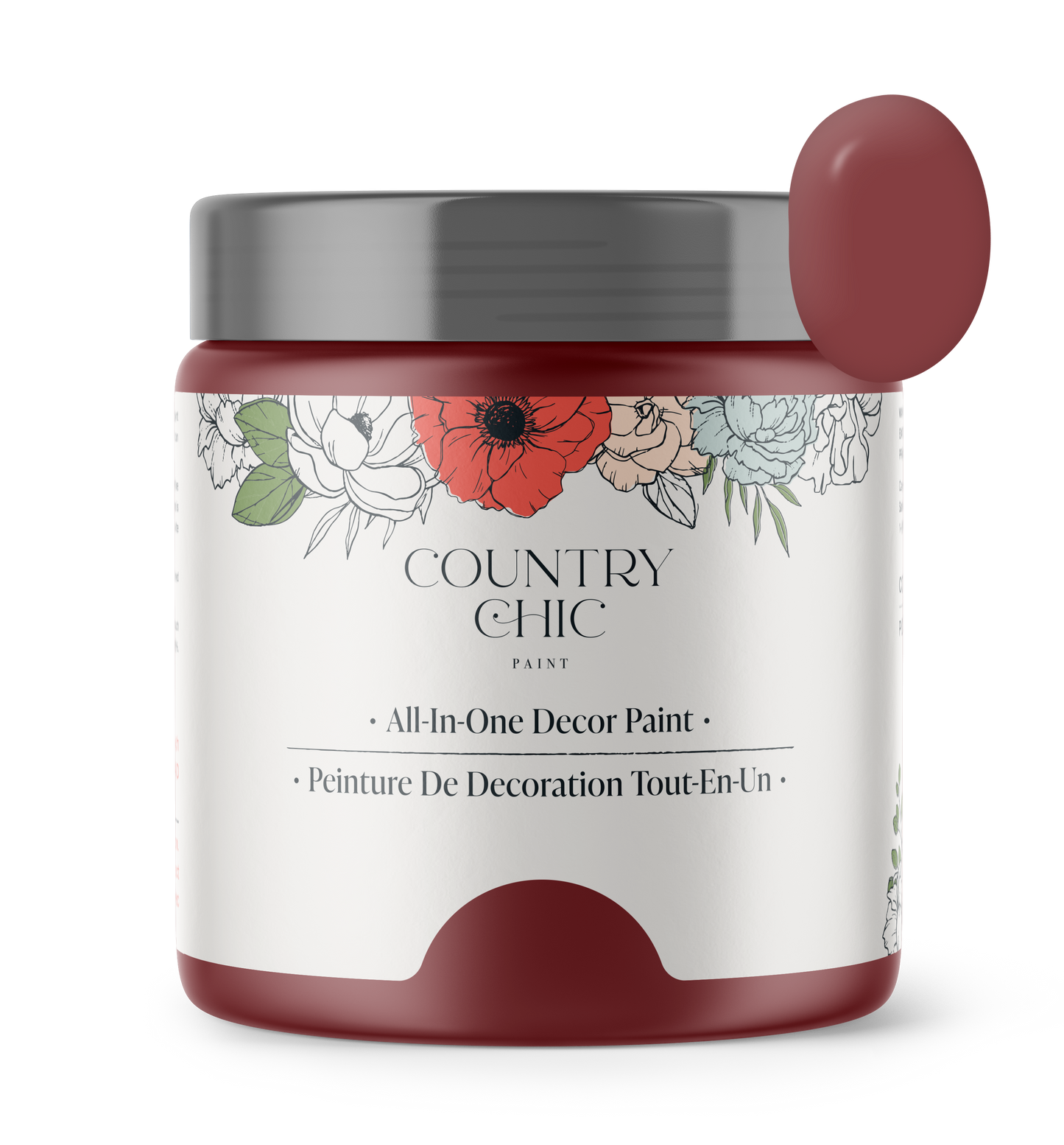 All-in-One Decor Paint - 16oz Cranberry Sauce