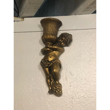 Load image into Gallery viewer, Hollywood Regency 40s Era Gold Cherub Large
