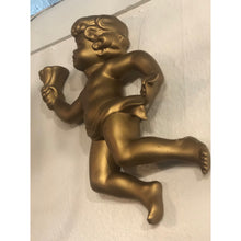 Load image into Gallery viewer, Vintage 50s 60s Large gold Cherub
