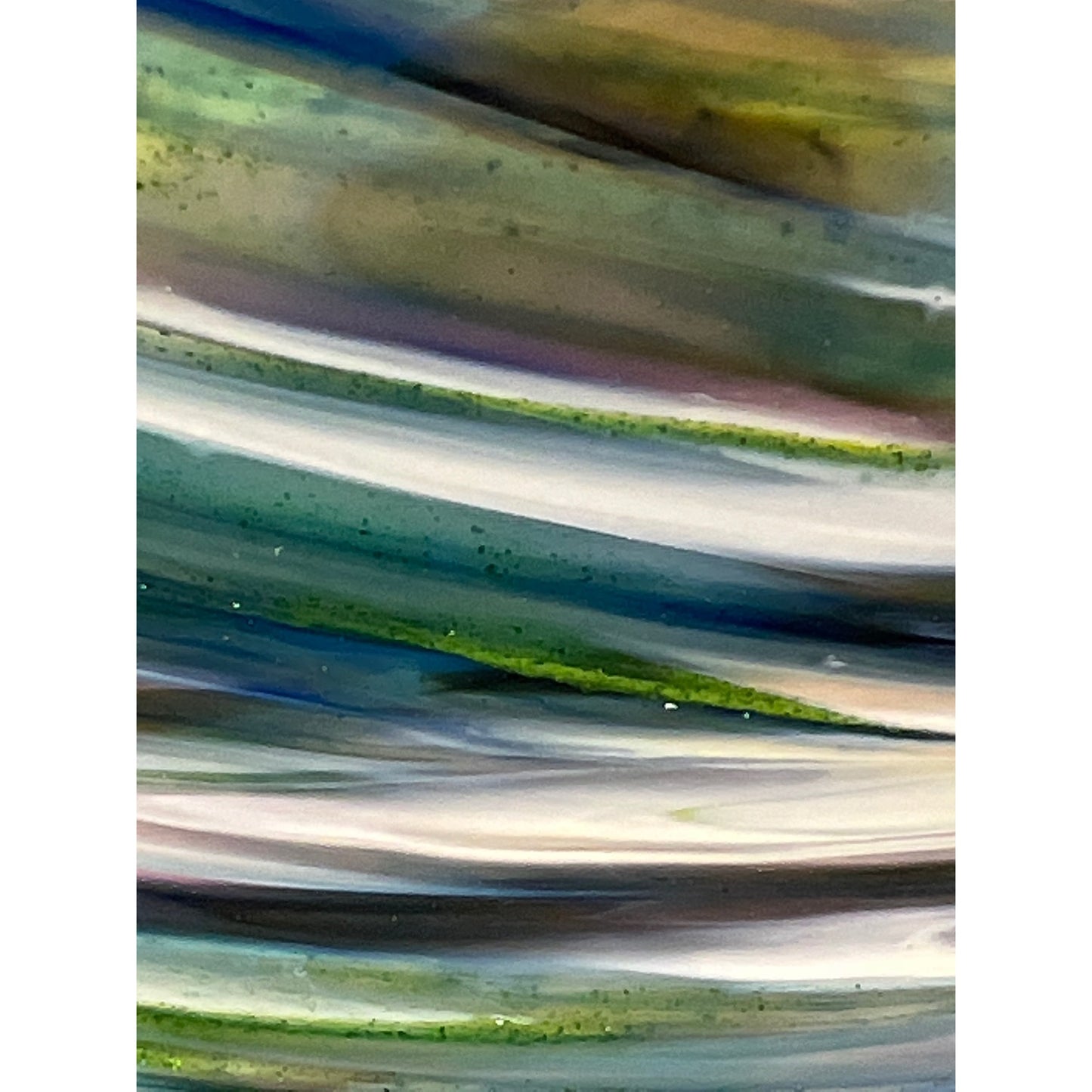 Hilltop Artists Hand Blown Bowl, NW Hand Blown Glass Bowl