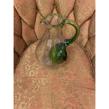 Load image into Gallery viewer, Hand Blown Glass Pitcher With Ice Chamber 60oz
