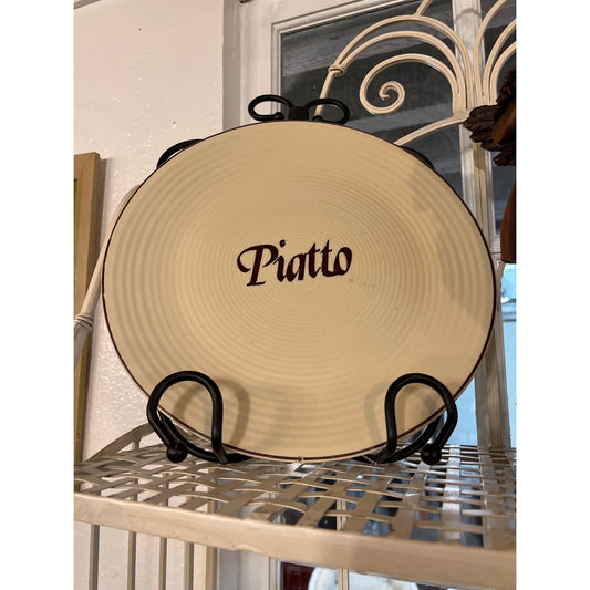 McCoy 1970s Piatto Plate Italian Stoneware