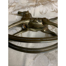 Load image into Gallery viewer, Brass Rocking Horse

