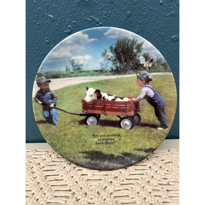 Ernst Inc. You Pushing or Pulling Back There Second Edition Little Farmers Plate 4916