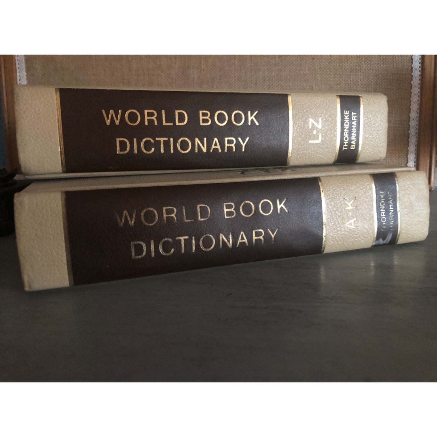1974 Thorndike Barnhart The World Book Dictionary Set