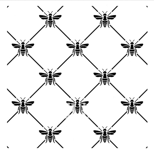 Posh Chalk Stencil Posh Bee POSHitive 11.8"x11.80" inches