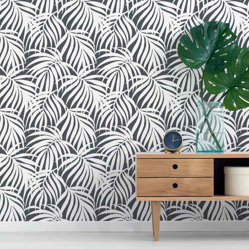 Cutting Edge Stencils - Breezy Palm Wall Stencil