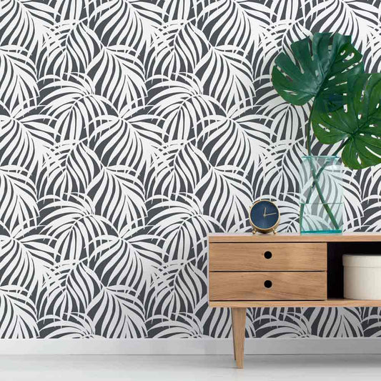 Cutting Edge Stencils - Breezy Palm Wall Stencil